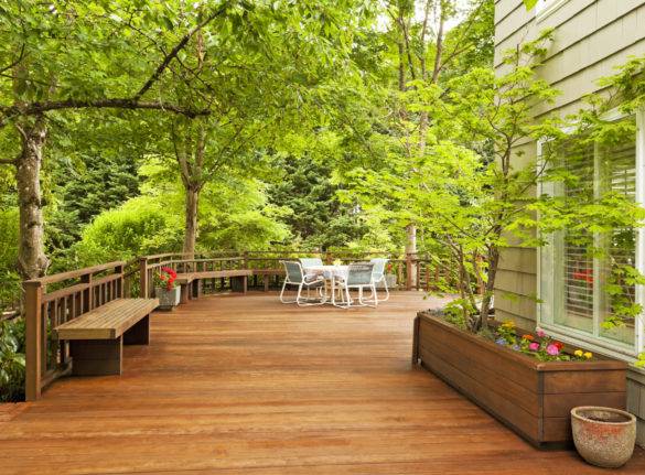 Skyeco Group - image of a large deck around a home